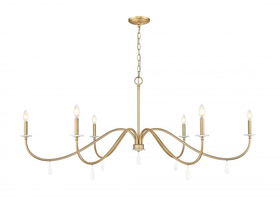 6 Light Chandelier | 6103-63MGLD