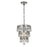 Crystorama Perla 1 Light Antique Silver Mini Pendant