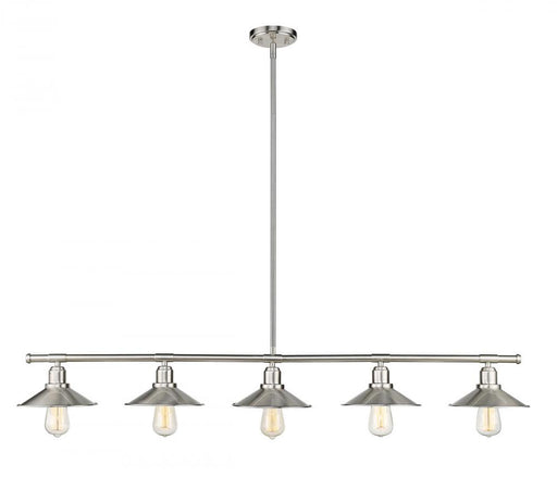 5 Light Linear Chandelier | 613-5L-BN
