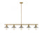 5 Light Linear Chandelier | 613-5L-FB+BN