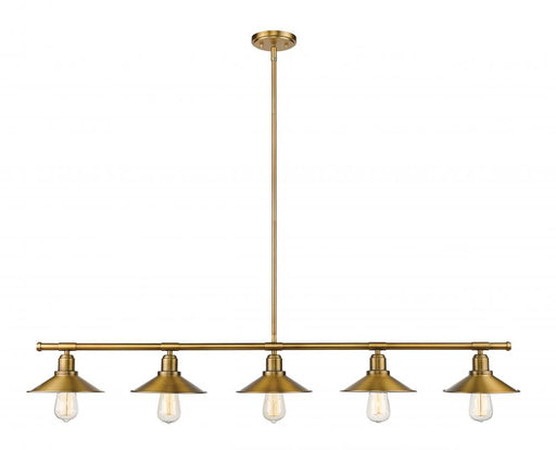 5 Light Linear Chandelier | 613-5L-FB
