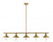 5 Light Linear Chandelier | 613-5L-FB