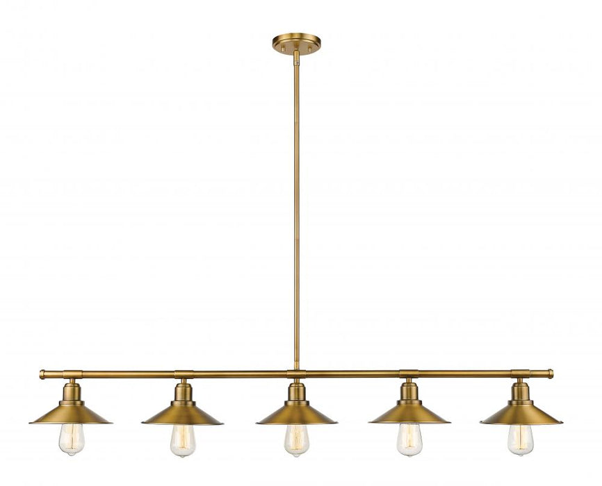5 Light Linear Chandelier | 613-5L-FB