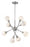 8 Light Chandelier | 616-8C-BN-LED