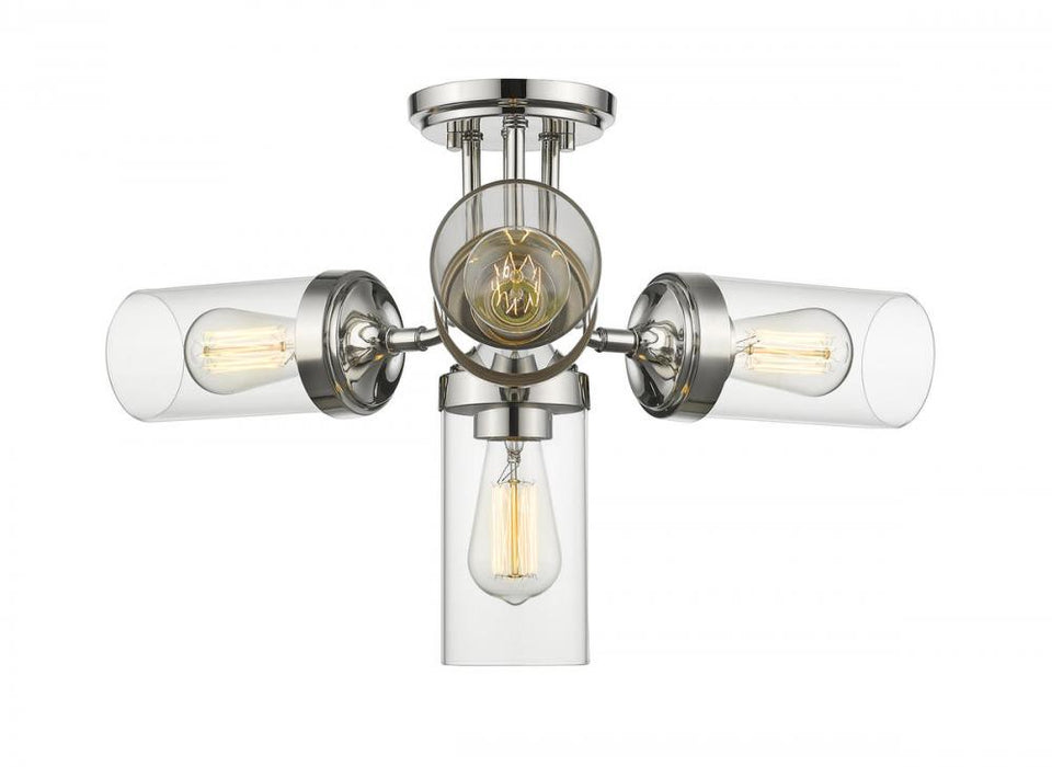 4 Light Semi Flush Mount | 617SF-PN