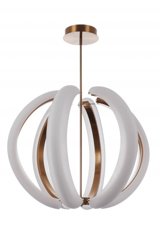 Craftmade Unwind Large LED Pendant in Satin Brass