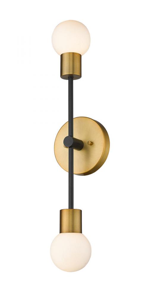 2 Light Wall Sconce | 621-2S-MB-FB