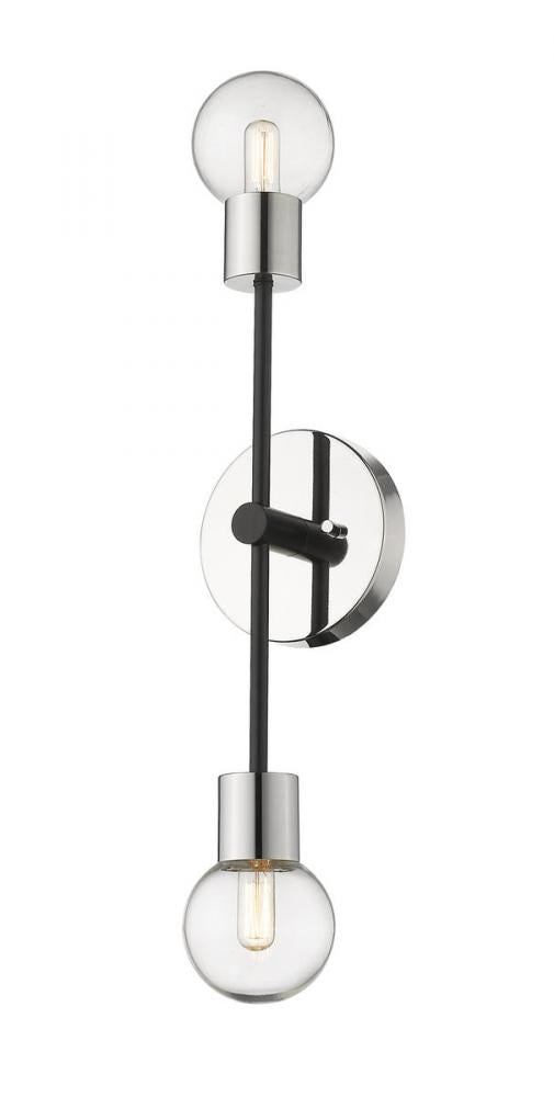 2 Light Wall Sconce | 621-2S-MB-PN