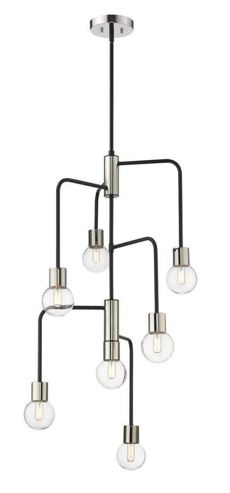 7 Light Chandelier | 621-7MB-PN