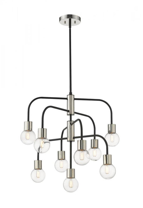 9 Light Chandelier | 621-9MB-PN