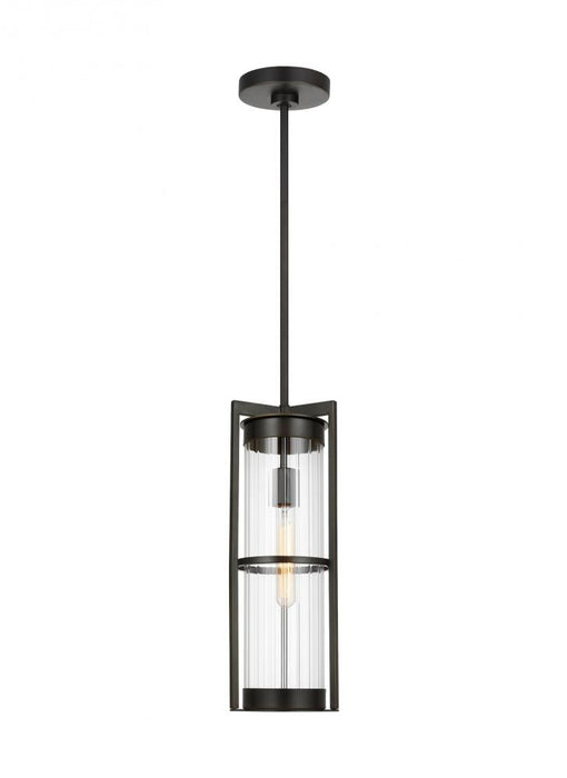 Alcona Transitional 1-light Led Outdoor Exterior Pendant Lantern In Antique Bronze Finish With Clear | 6226701EN7-71