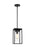Vado Transitional 1-light Led Outdoor Exterior Ceiling Hanging Pendant Lantern In Black Finish With | 6231101EN7-12