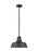 Visual Comfort & Co. Studio Collection Barn Light traditional 1-light outdoor exterior Dark Sky compliant hanging ceiling pendant in black