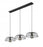 3 Light Linear Chandelier | 623P16-3L-MB