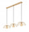 3 Light Linear Chandelier | 623P16-3L-MGLD