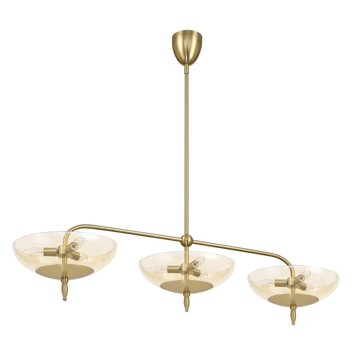 9 Light Linear Chandelier / Lustre Lineair 9 Light | 207786A