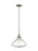 Generation Lighting Belton transitional 1-light indoor dimmable ceiling hanging single pendant light in brushed nickel s