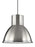Generation Lighting Division Street contemporary 1-light indoor dimmable ceiling hanging single pendant light in brushed