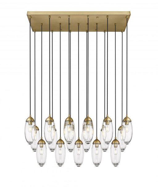 17 Light Linear Chandelier | 651P-17L-RB