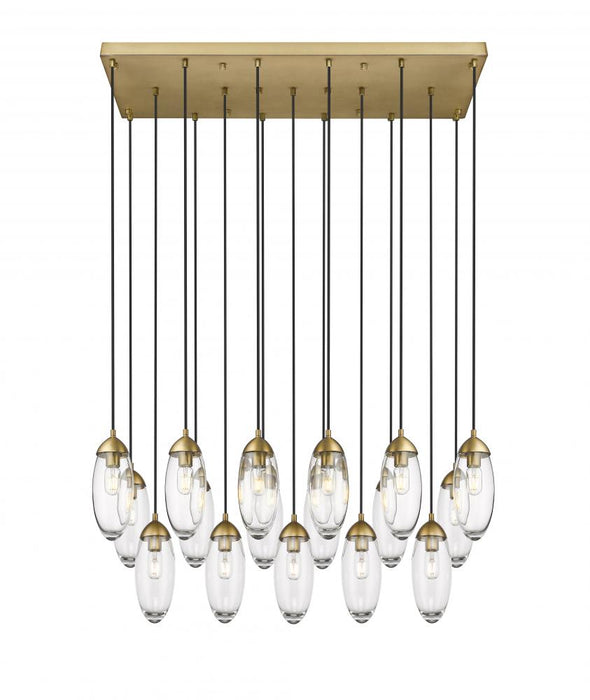 17 Light Linear Chandelier | 651P-17L-RB