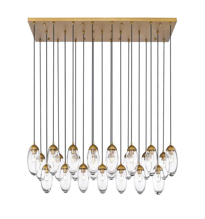 23 Light Linear Chandelier | 651P-23L-RB