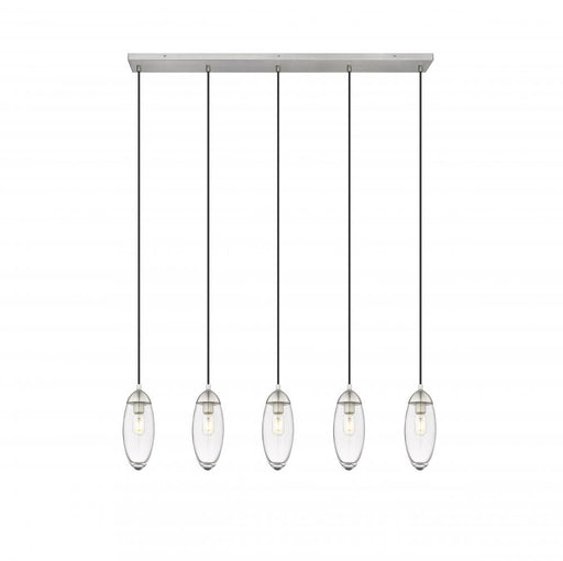 5 Light Linear Chandelier | 651P-5L-BN