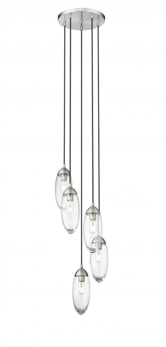 5 Light Chandelier | 651P-5R-BN