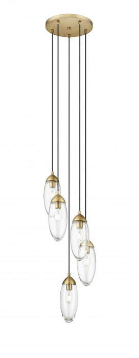 5 Light Chandelier | 651P-5R-RB
