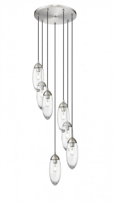7 Light Chandelier | 651P-7R-BN