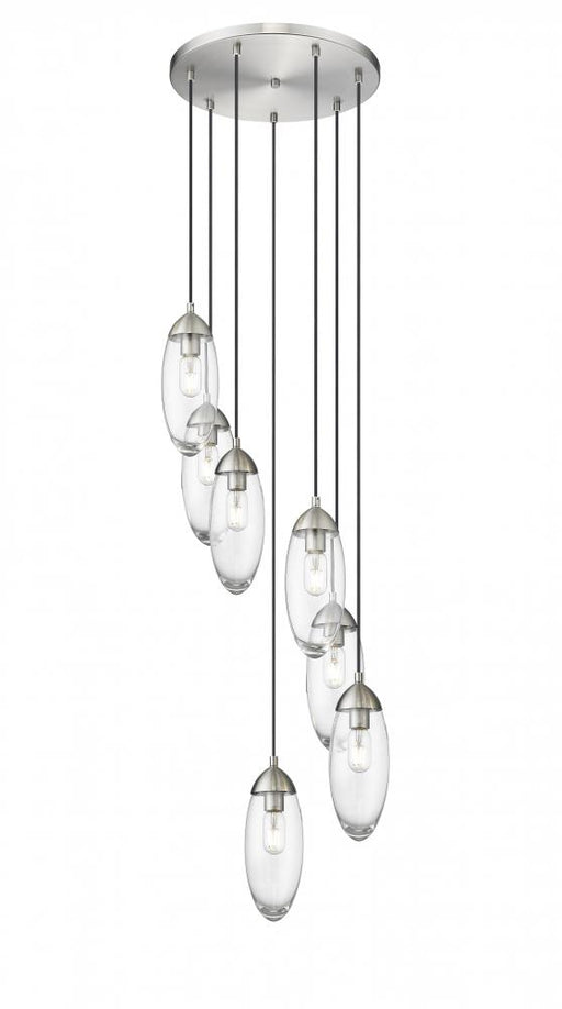 7 Light Chandelier | 651P-7R-BN