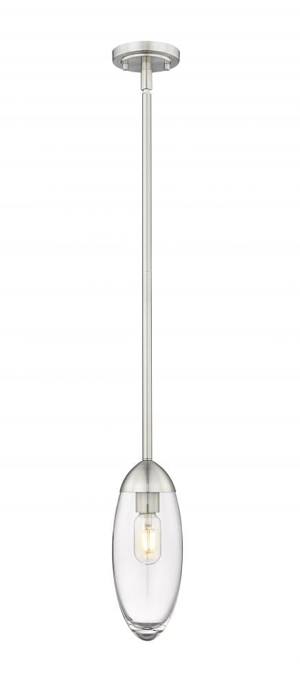 1 Light Pendant | 651P-ROD-BN