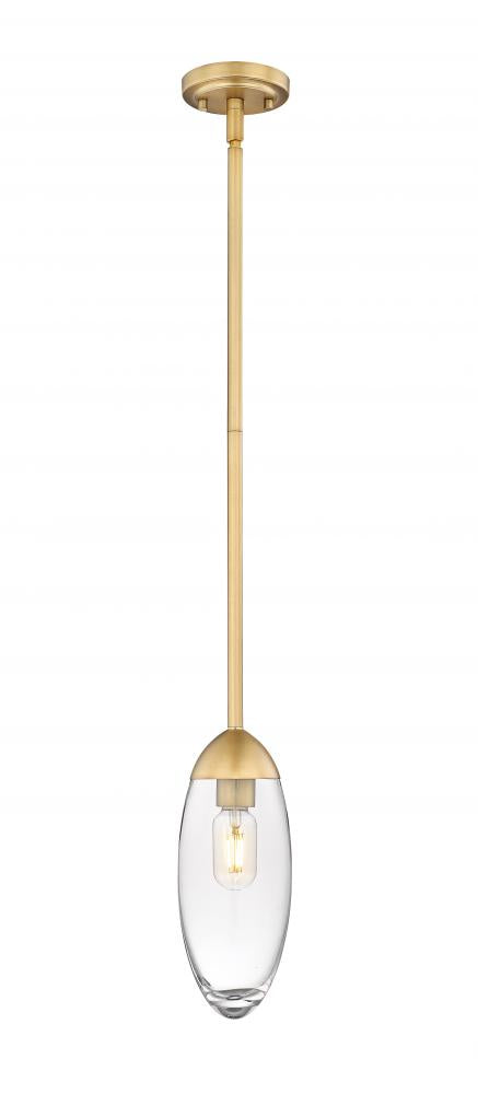 1 Light Pendant | 651P-ROD-RB
