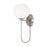 1-light Circular Globe Sconce In Brushed Nickel | 652111BN-548