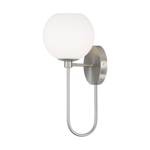 1-light Circular Globe Sconce In Brushed Nickel | 652111BN-548