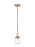Anders One Light Mini-pendant | 6544701-848