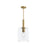 Reines One-light Pendant With Clear Glass Shade | P500509-191