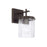 1-light Sconce In Oil Rubbed Bronze With Clear Beveled Fluted Glass | 656211OR-555