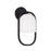 1-light Capsule Sconce In Matte Black With Soft White Glass | 657311MB-558