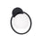 1-light Circle Sconce In Matte Black With Soft White Glass | 657411MB-559