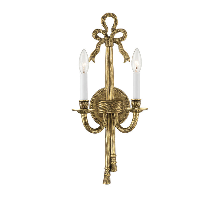 Lexsi 8'' Olde Brass Sconce | 658-OB