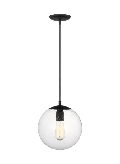 Leo - Hanging Globe Medium One Light Pendant With Clear Seeded Glass | 6601801-112