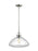 Generation Lighting Belton transitional 1-light indoor dimmable ceiling hanging single pendant light in brushed nickel s