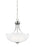 Generation Lighting Geary transitional 3-light indoor dimmable ceiling pendant hanging chandelier pendant light in brush