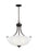 Generation Lighting Geary transitional 3-light LED indoor dimmable ceiling pendant hanging chandelier pendant light in b