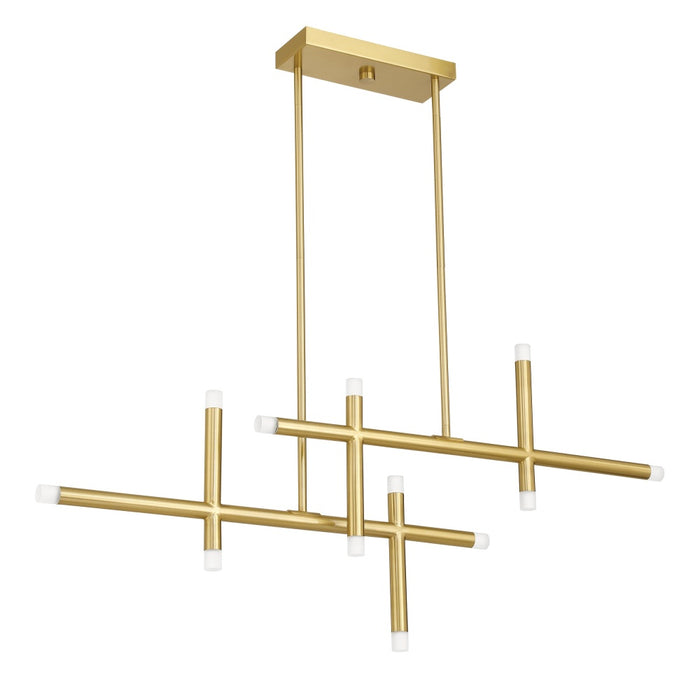 12 Light Led Linear Chandelier / Lustre Lineair Del 12 Light | 207301A