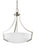 Generation Lighting Hanford traditional 3-light indoor dimmable ceiling pendant hanging chandelier pendant light in brus