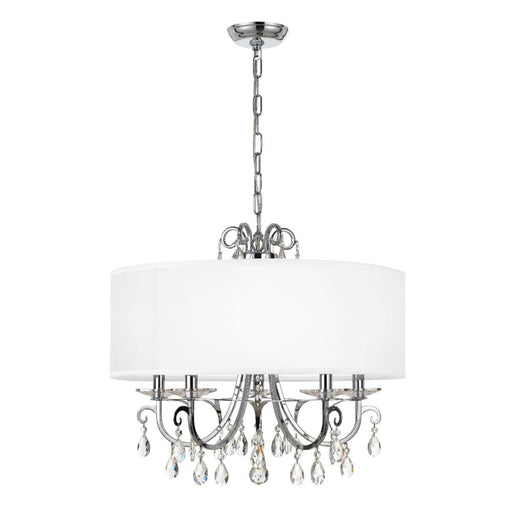 Crystorama Othello 5 Light Clear Crystal Polished Chrome Chandelier