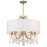 Crystorama Othello 5 Light Spectra Crystal Vibrant Gold Chandelier