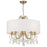 Crystorama Othello 5 Light Swarovski Strass Crystal Vibrant Gold Chandelier