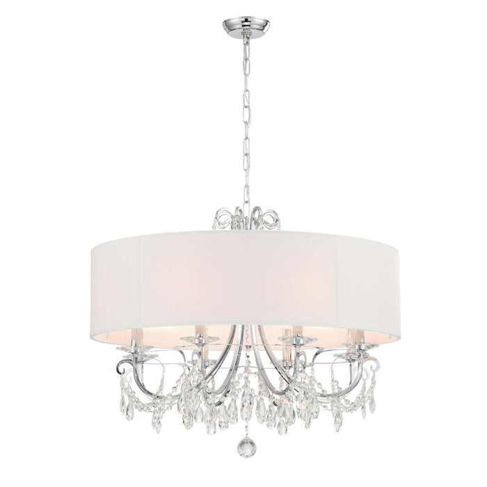 Crystorama Othello 8 Light Polished Chrome Chandelier